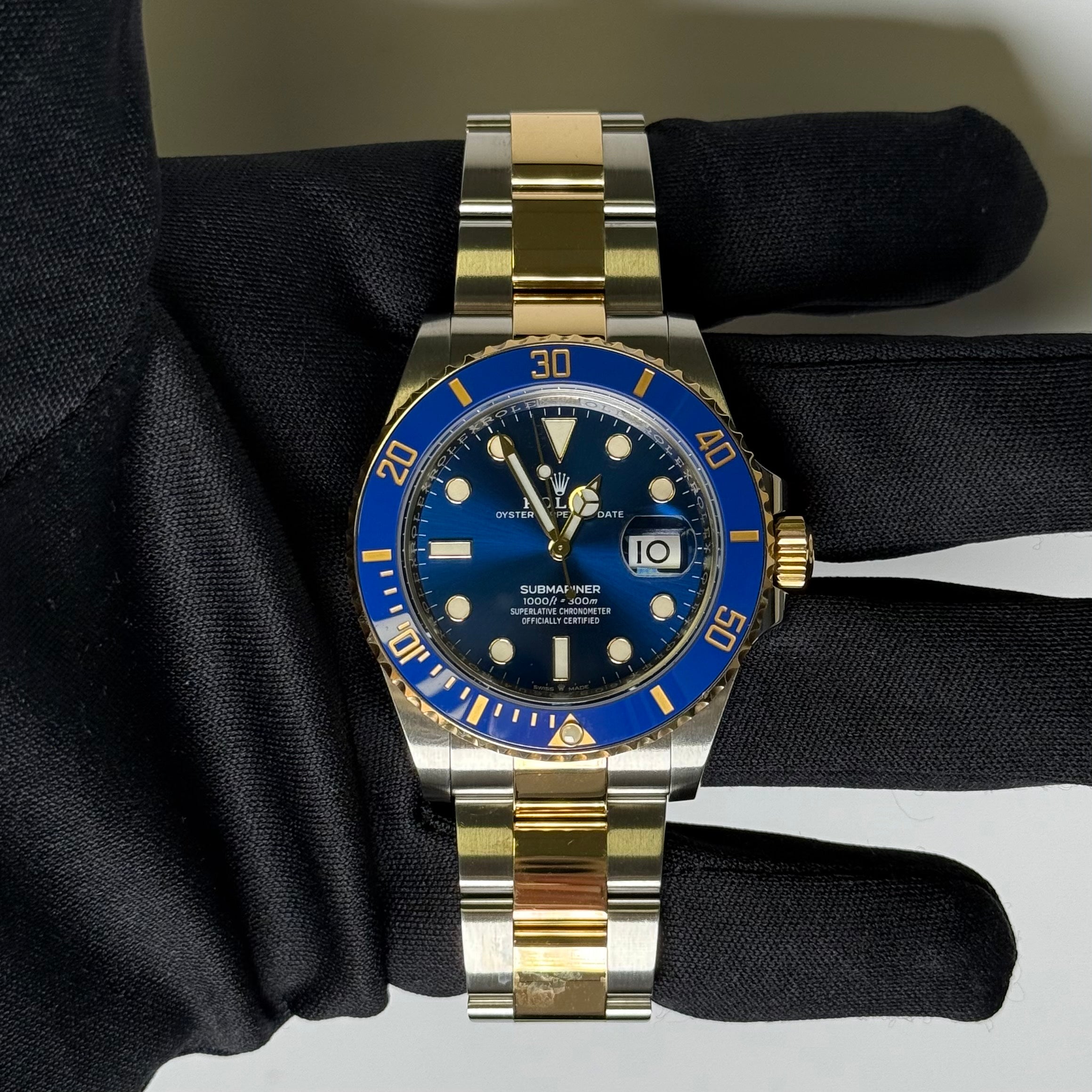 Rolex Submariner 41mm Blue Dial Watch Ref# 126613LB