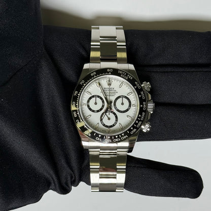 Rolex Daytona 40mm White Dial Watch Ref# 126500 - Happy Jewelers Fine Jewelry Lifetime Warranty