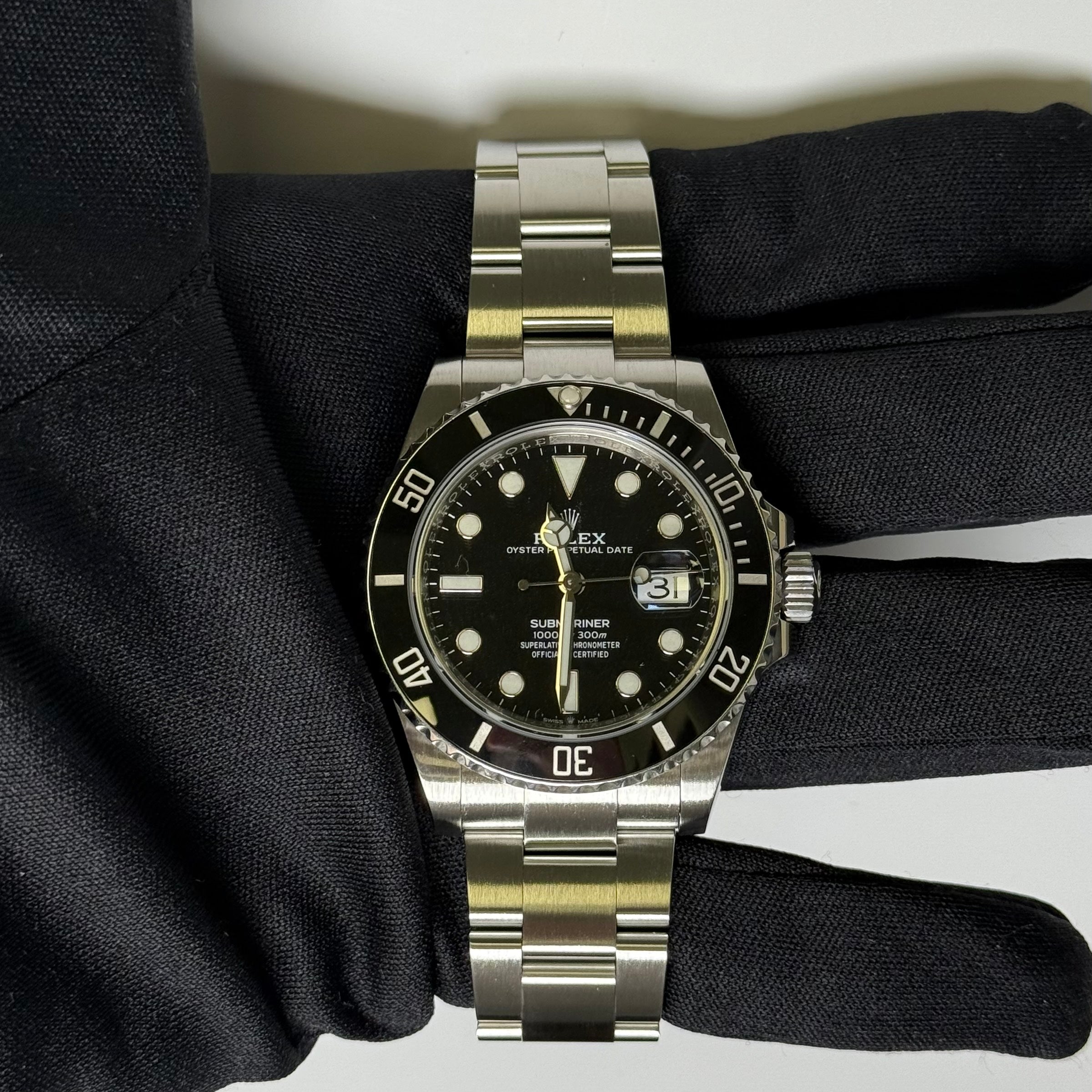 Rolex Submariner 41mm Black Dial Watch Ref# 126610LN - Happy Jewelers Fine Jewelry Lifetime Warranty