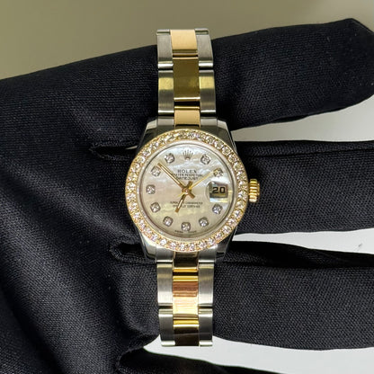 Rolex Datejust 26mm MOP Dial Watch Ref# 179173 - Happy Jewelers Fine Jewelry Lifetime Warranty