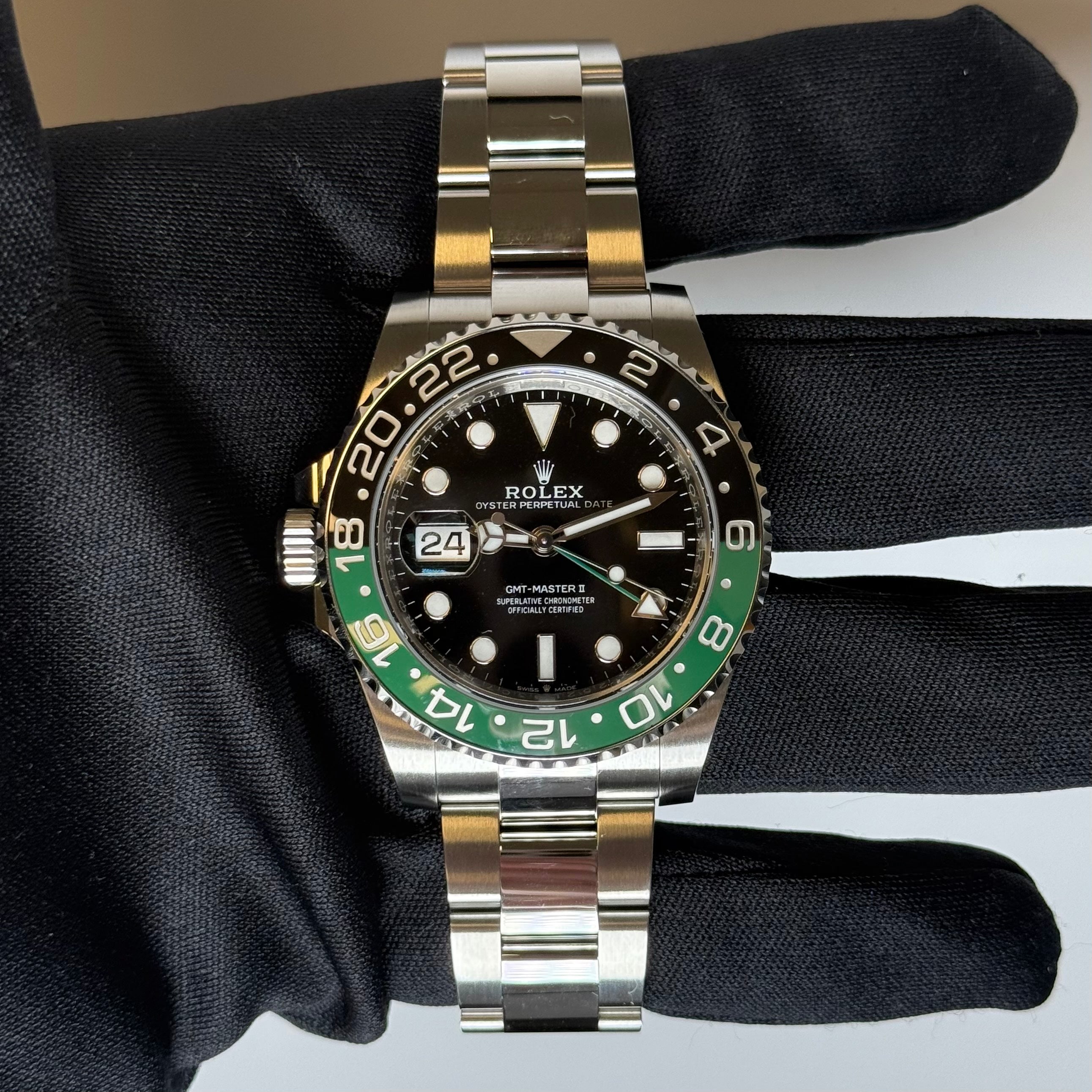 Rolex GMT-Master II 40mm Black Dial Watch Ref# 126720VTNR - Happy Jewelers Fine Jewelry Lifetime Warranty