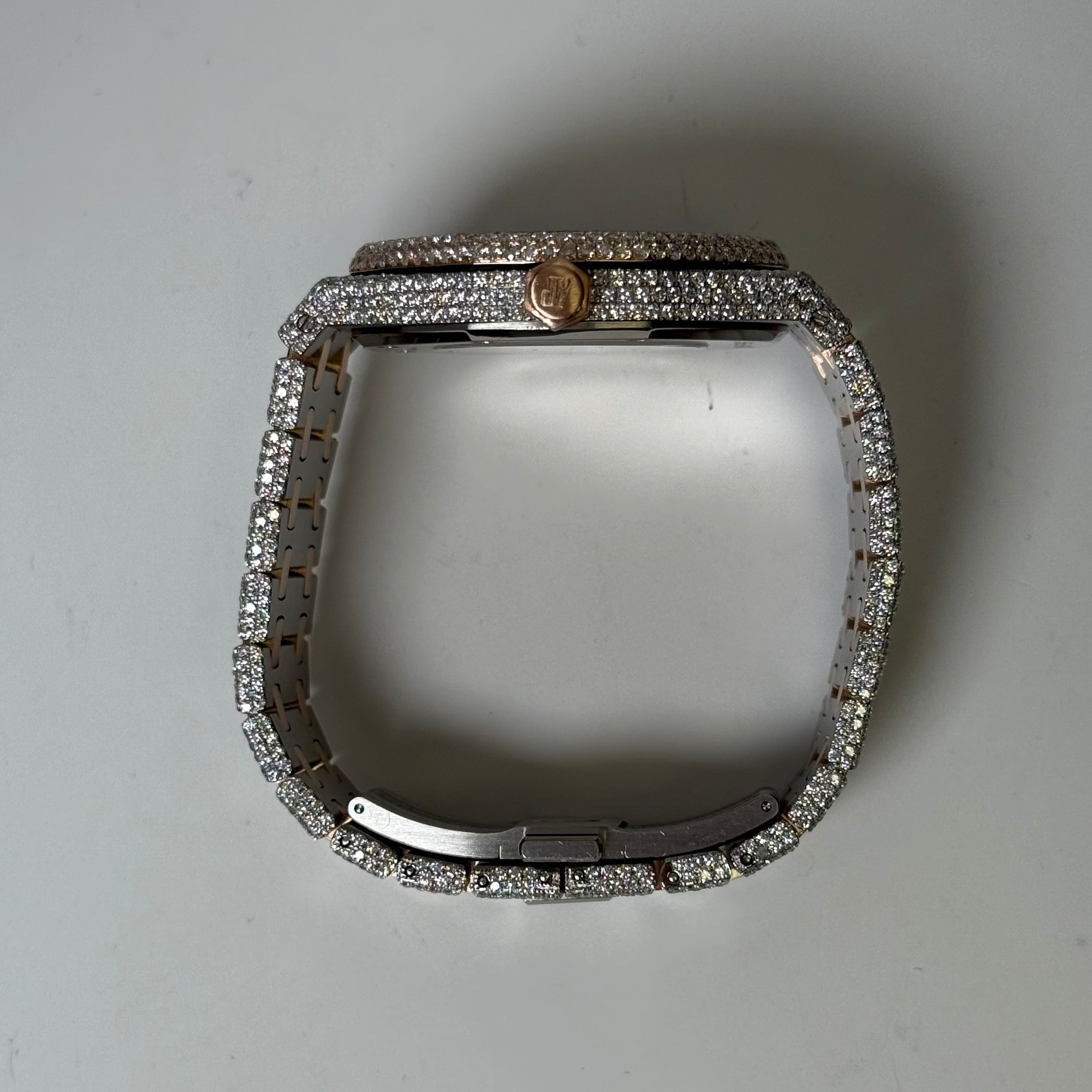 Audemars Piguet Royal Oak 41mm Pave Dial Watch Ref# 15400SR - Happy Jewelers Fine Jewelry Lifetime Warranty