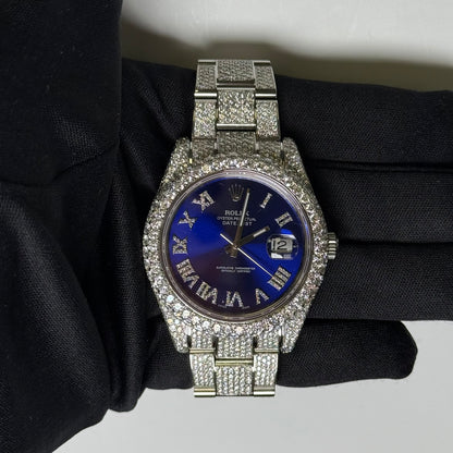 Rolex Datejust 41mm Pave Dial Watch Ref# 116300 - Happy Jewelers Fine Jewelry Lifetime Warranty