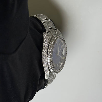 Rolex Datejust 41mm Pave Dial Watch Ref# 116300 - Happy Jewelers Fine Jewelry Lifetime Warranty