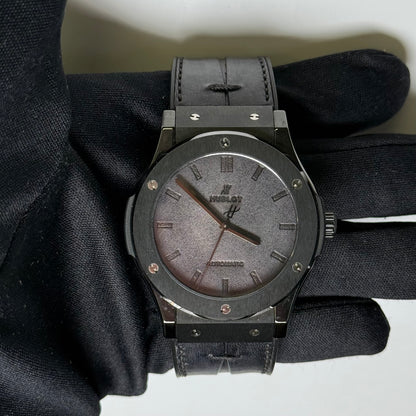 Hublot Classic Fusion 45mm Black Dial Watch Ref# 511.CM.0500.VR.BER16 - Happy Jewelers Fine Jewelry Lifetime Warranty