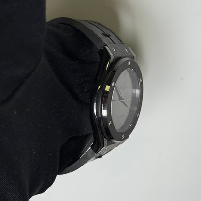 Hublot Classic Fusion 45mm Black Dial Watch Ref# 511.CM.0500.VR.BER16 - Happy Jewelers Fine Jewelry Lifetime Warranty