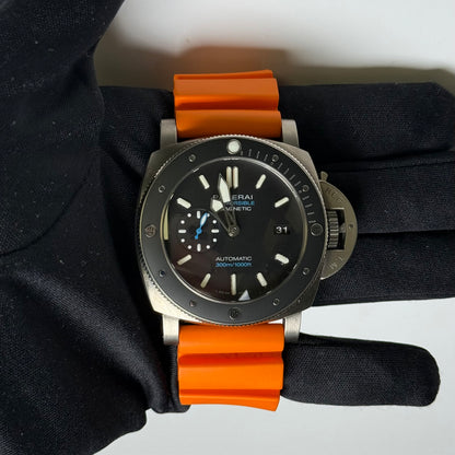 Panerai Luminor 47mm Black Dial Watch Ref# PAM01389 - Happy Jewelers Fine Jewelry Lifetime Warranty