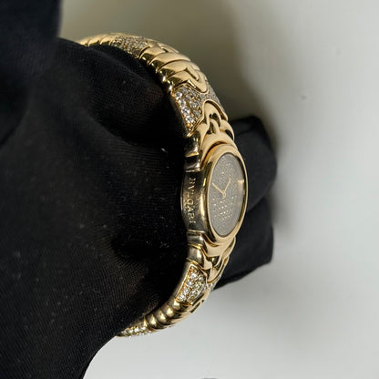 Bvlgari Parentesi 20mm Pave Dial Watch Ref# BJ01 - Happy Jewelers Fine Jewelry Lifetime Warranty