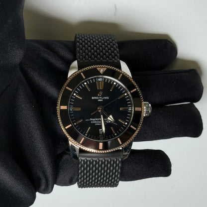 Breitling Superocean 44mm Black Dial Watch Ref# UB2030