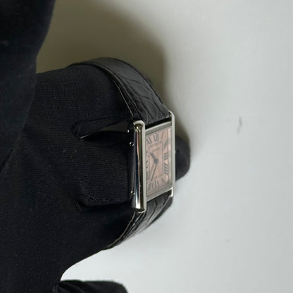 Cartier Tank 31mm Pink Dial Watch Ref# W5200000