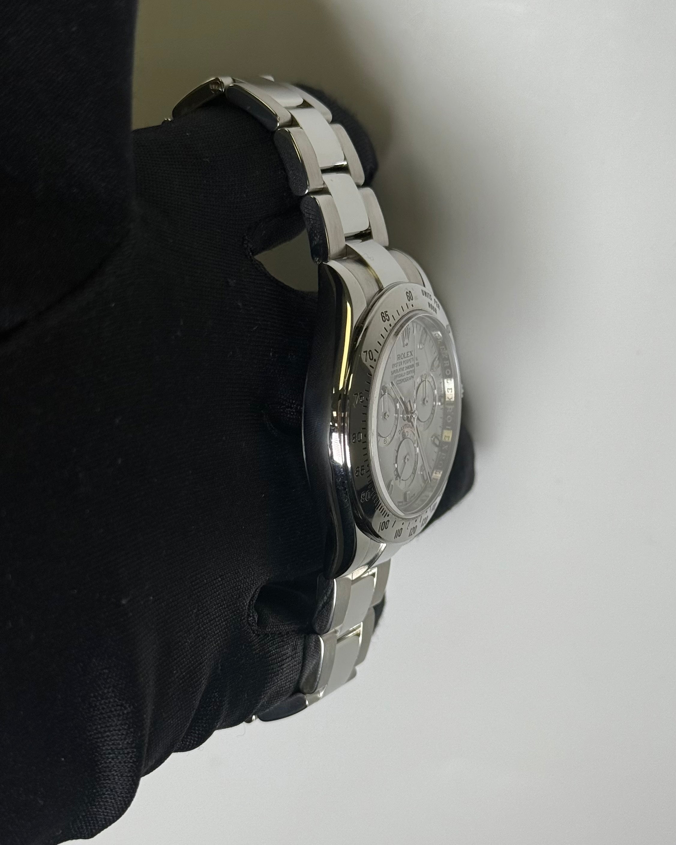 Rolex Daytona 40mm Black Dial Watch Ref# 116520 - Happy Jewelers Fine Jewelry Lifetime Warranty