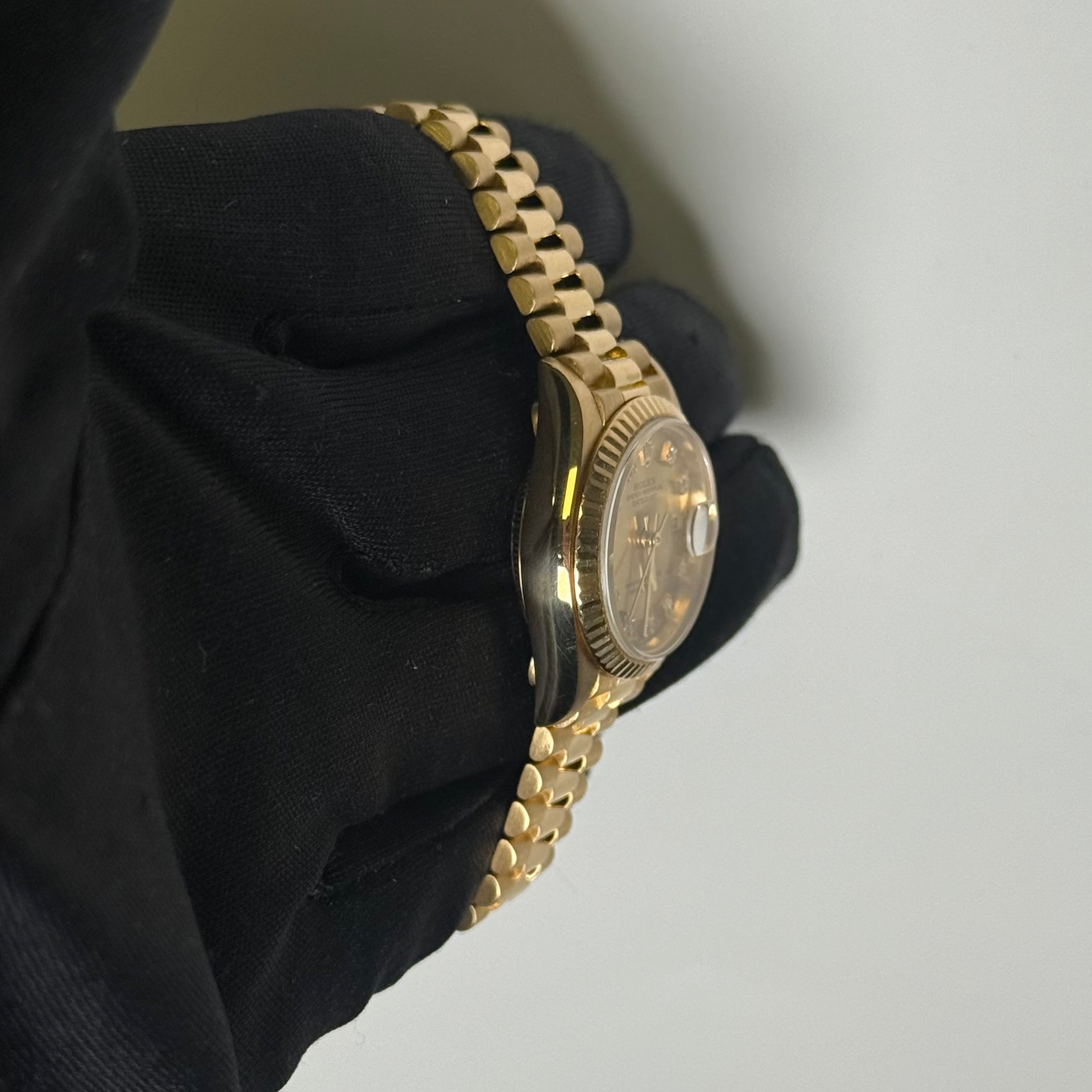 Rolex Datejust 26mm Champagne Dial Watch Ref# 69178