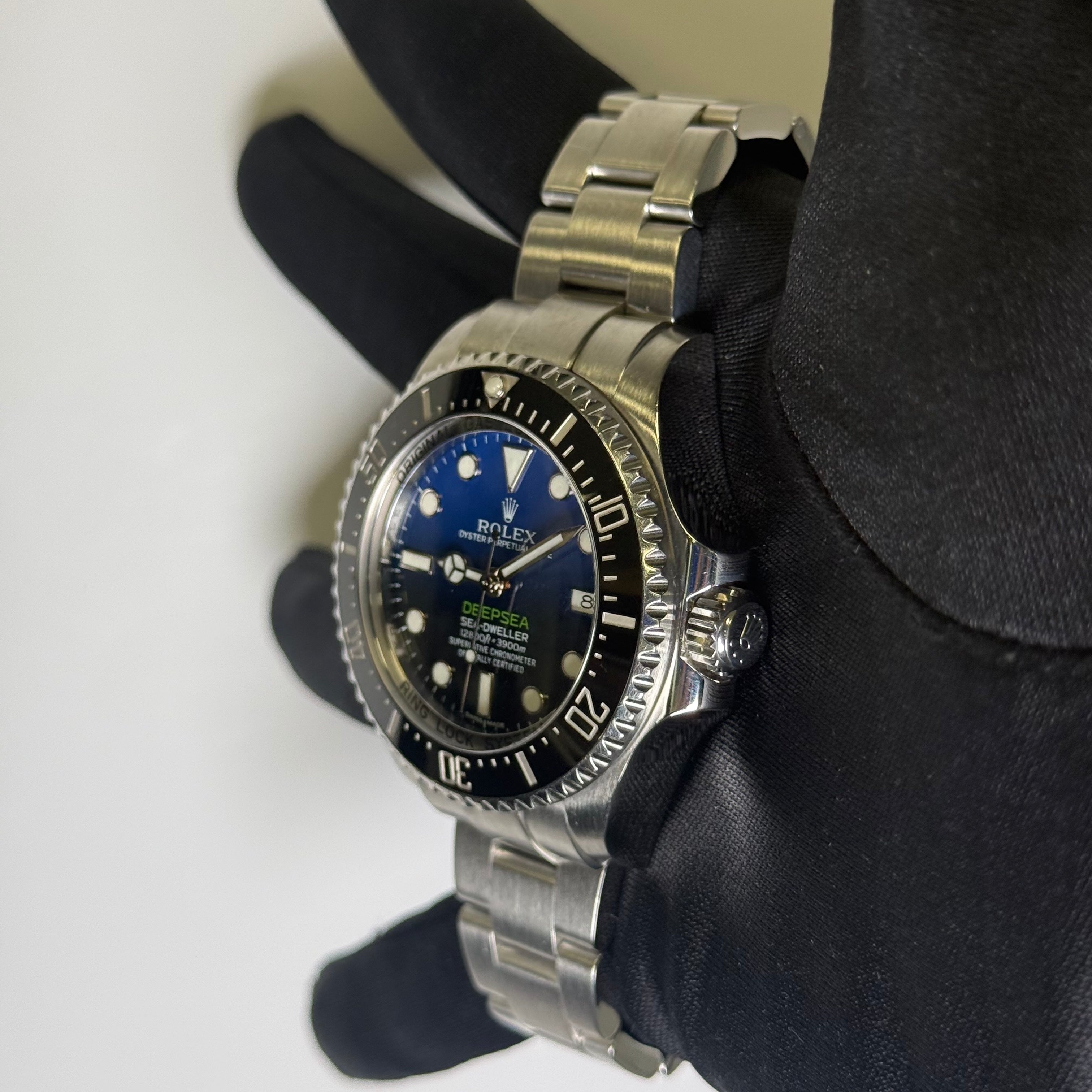 Rolex Sea-Dweller 44mm Black/Blue Dial Watch Ref# 126660