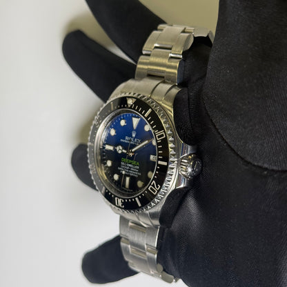 Rolex Sea-Dweller 44mm Black/Blue Dial Watch Ref# 126660