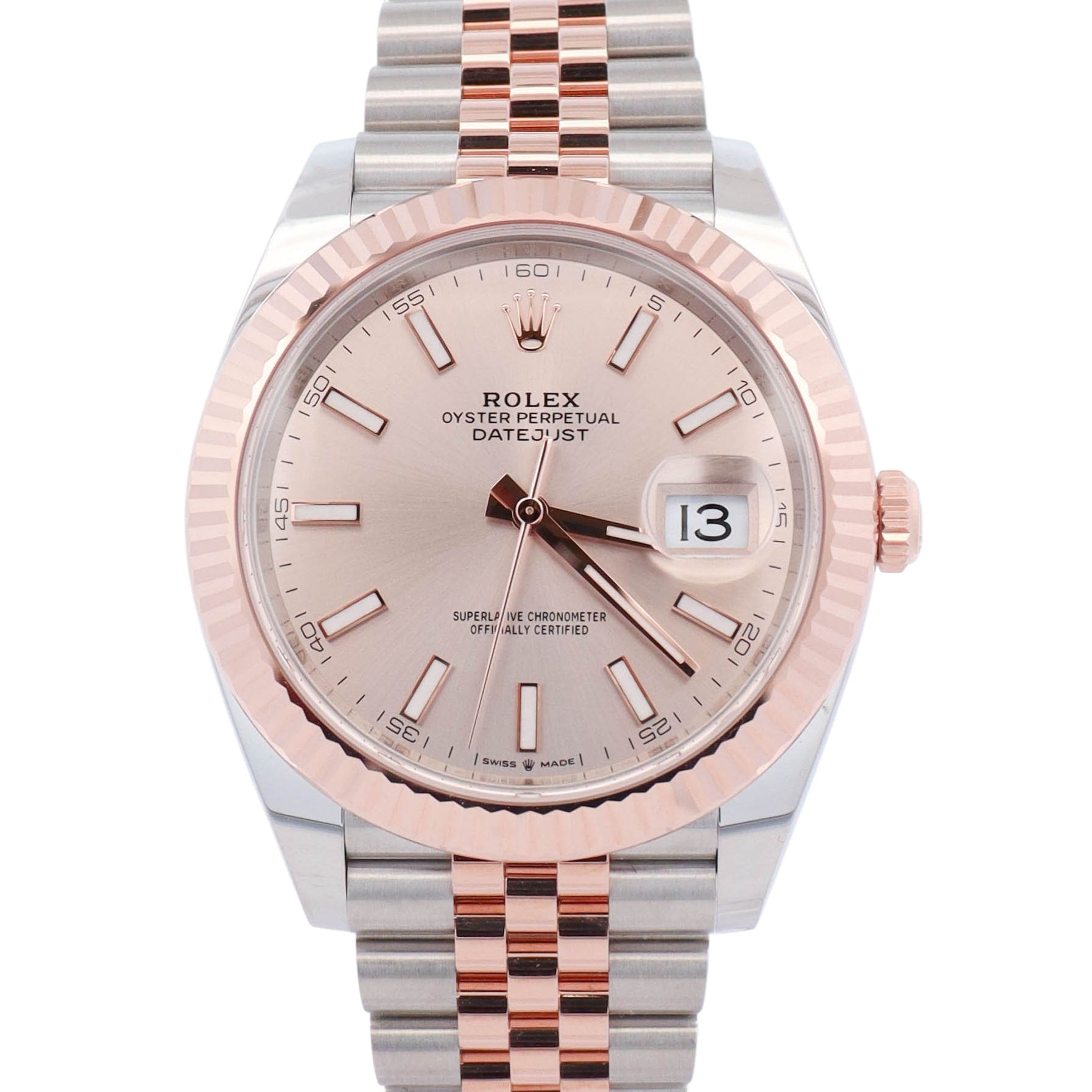 Rolex Datejust 41mm Sundust Dial Watch Ref# 126331