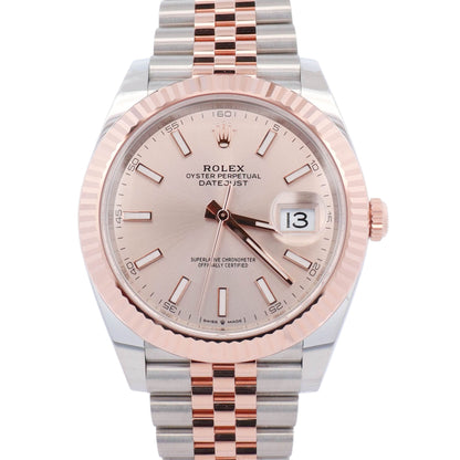Rolex Datejust 41mm Sundust Dial Watch Ref# 126331