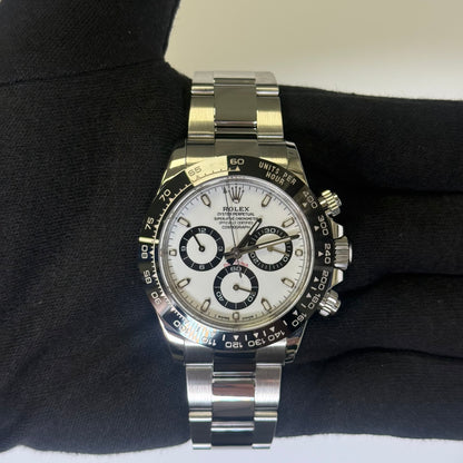 Rolex Daytona 40mm White Dial Watch Ref# 116500LN