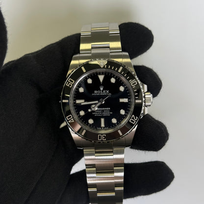 Rolex Submariner 41mm Black Dial Watch Ref# 124060