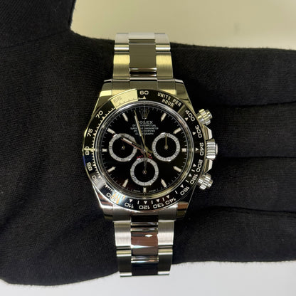 Rolex Daytona 40mm Black Dial Watch Ref# 126500LN