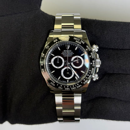 Rolex Daytona 40mm Black Dial Watch Ref# 126500LN