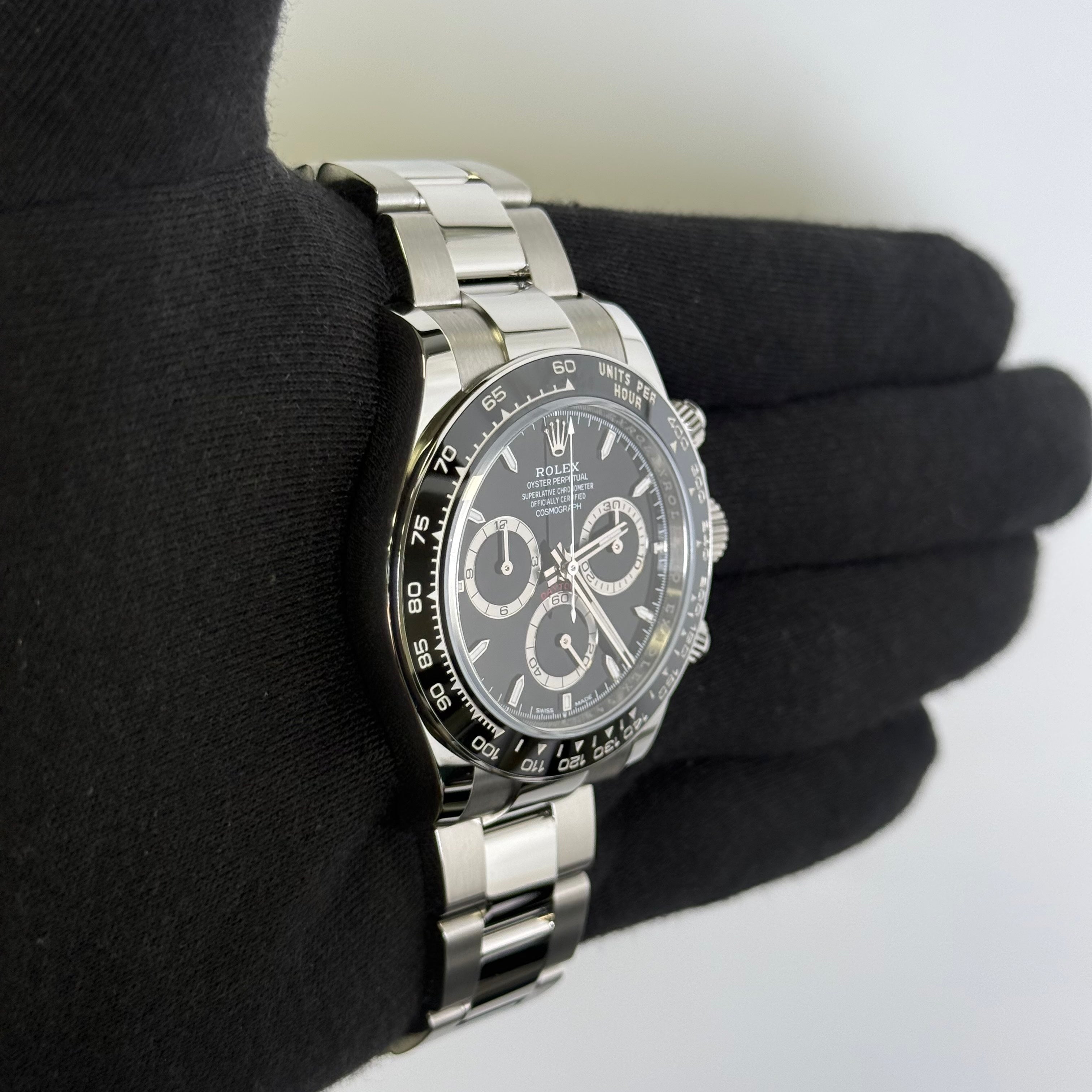 Rolex Daytona 40mm Black Dial Watch Ref# 126500LN