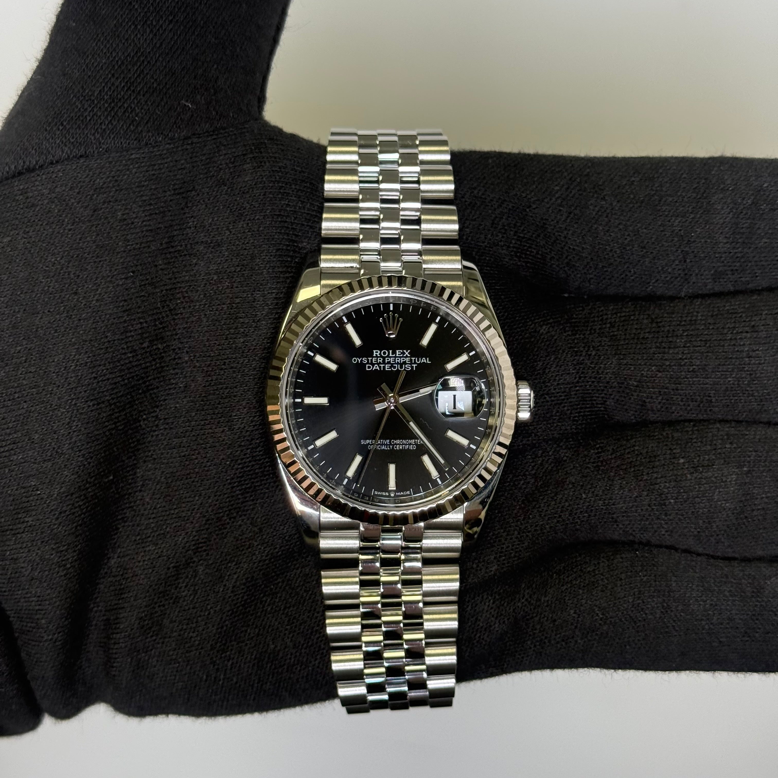 Rolex Datejust 36mm Black Dial watch Ref# 126234