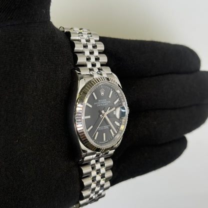 Rolex Datejust 36mm Black Dial watch Ref# 126234