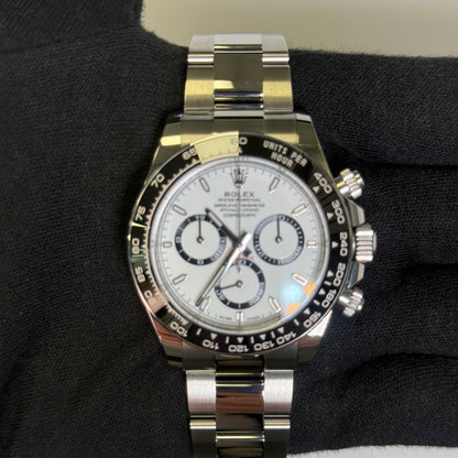Rolex Daytona 40mm White Dial Watch Ref# 126500LN