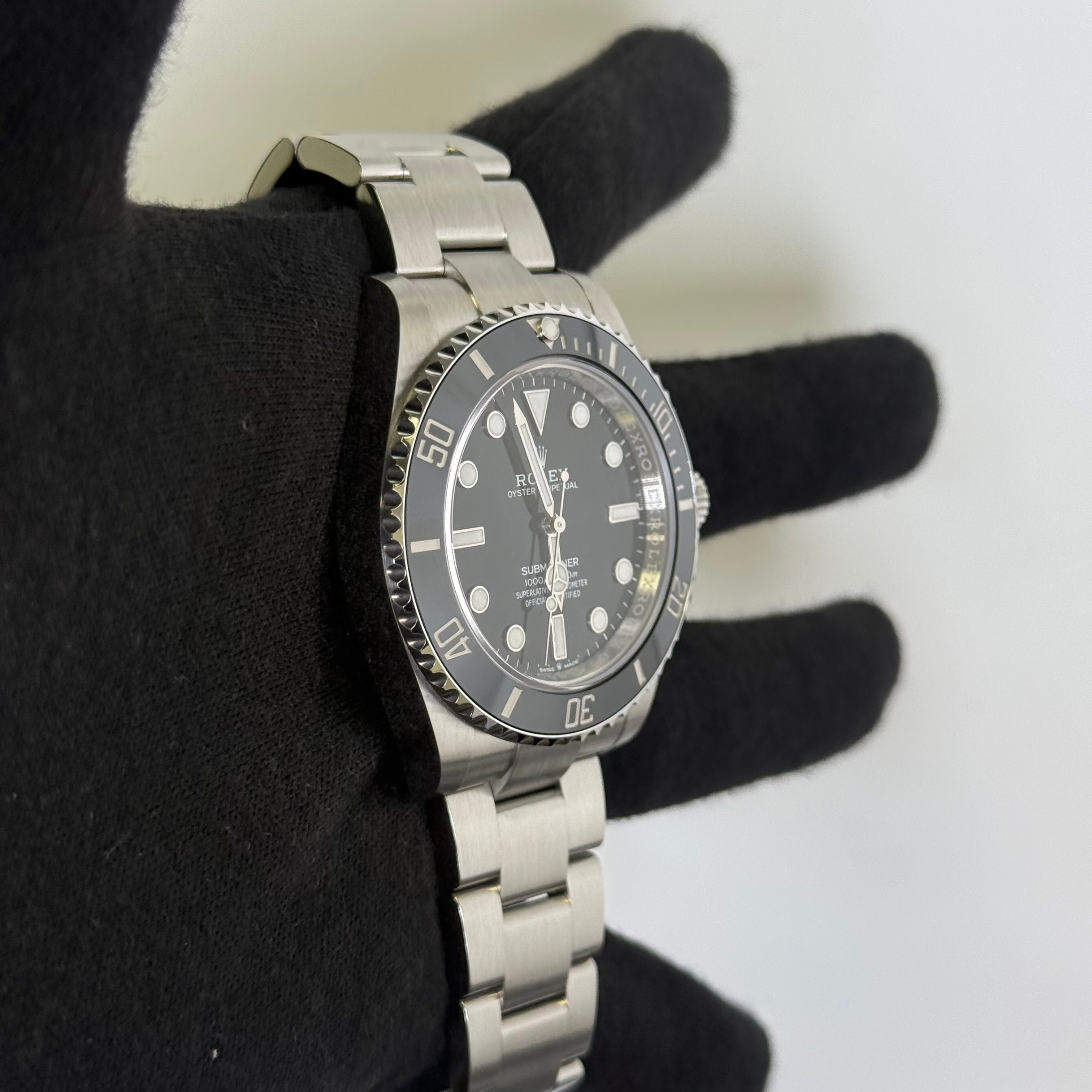 Rolex Submariner 41mm Black Dial Watch Ref# 124060