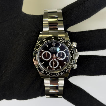 Rolex Daytona 40mm Black Dial Watch Ref# 126500LN