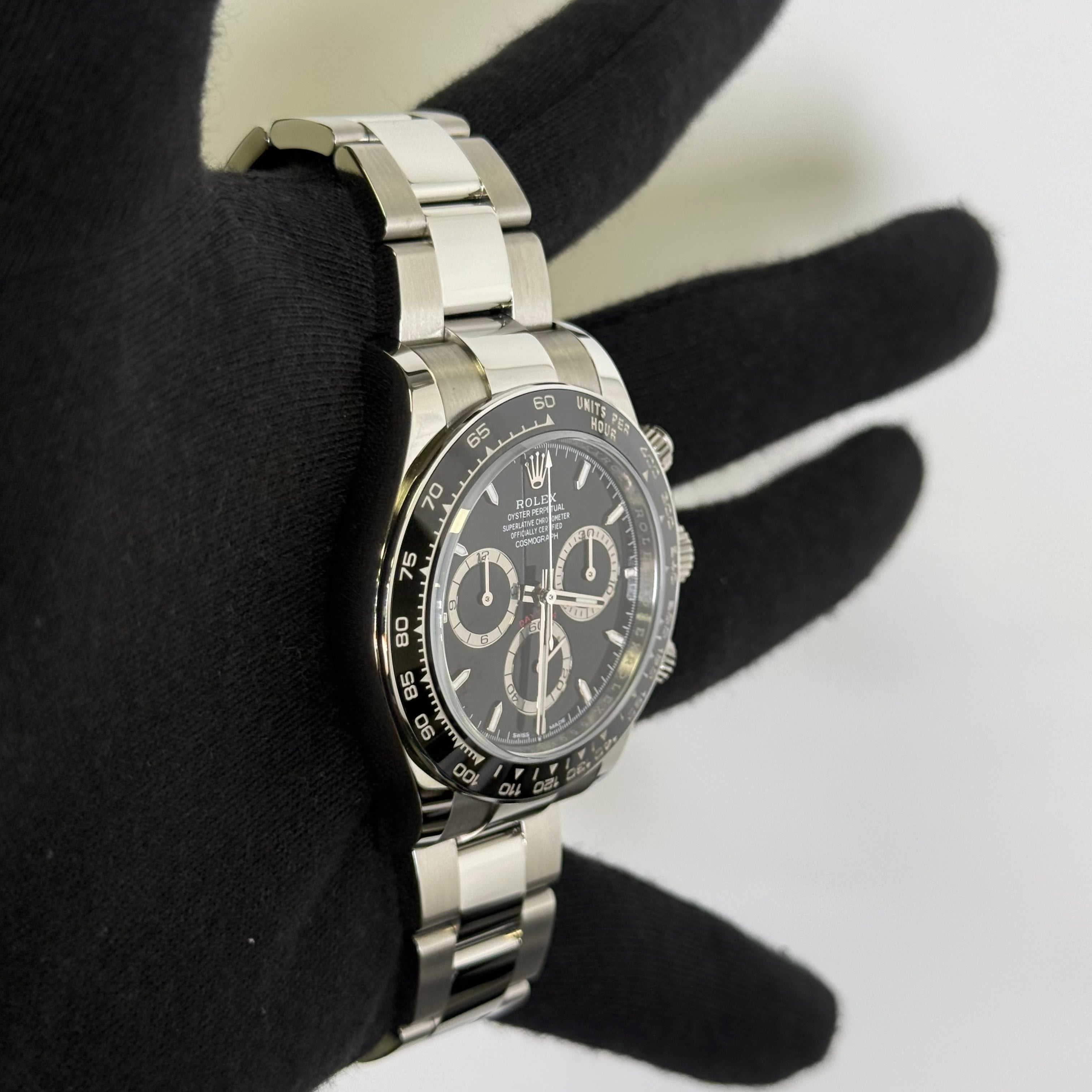 Rolex Daytona 40mm Black Dial Watch Ref# 126500LN