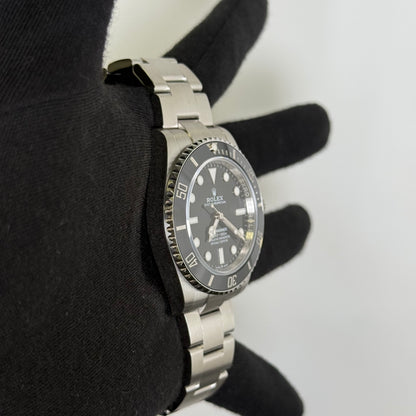 Rolex Submariner 41mm Black Dial Watch Ref# 124060