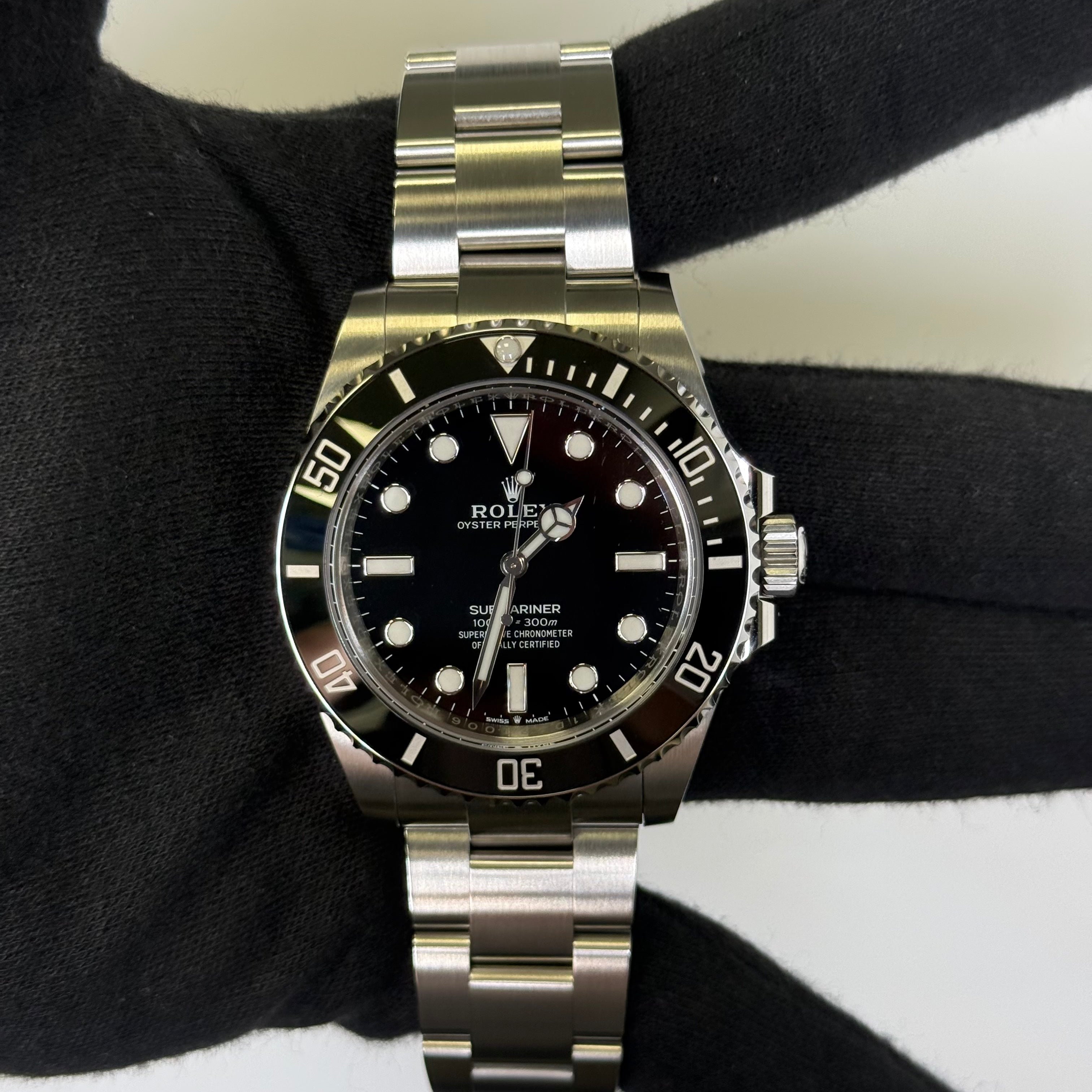 Rolex Submariner 41mm Black Dial Watch Ref# 124060