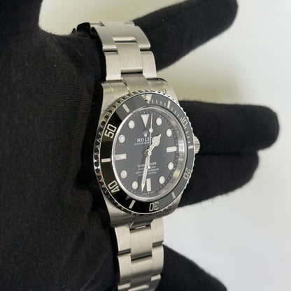 Rolex Submariner 41mm Black Dial Watch Ref# 124060