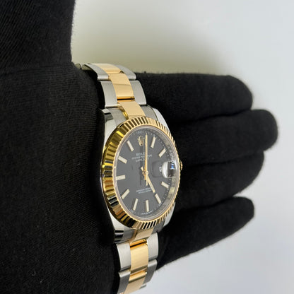 Rolex Datejust 41mm Black Dial Watch Ref# 126333