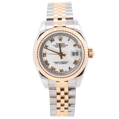 Rolex Datejust 26mm White Dial Watch Ref# 179173 - Happy Jewelers Fine Jewelry Lifetime Warranty