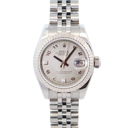 Rolex Datejust 26mm MOP Dial Watch Ref# 179174 - Happy Jewelers Fine Jewelry Lifetime Warranty