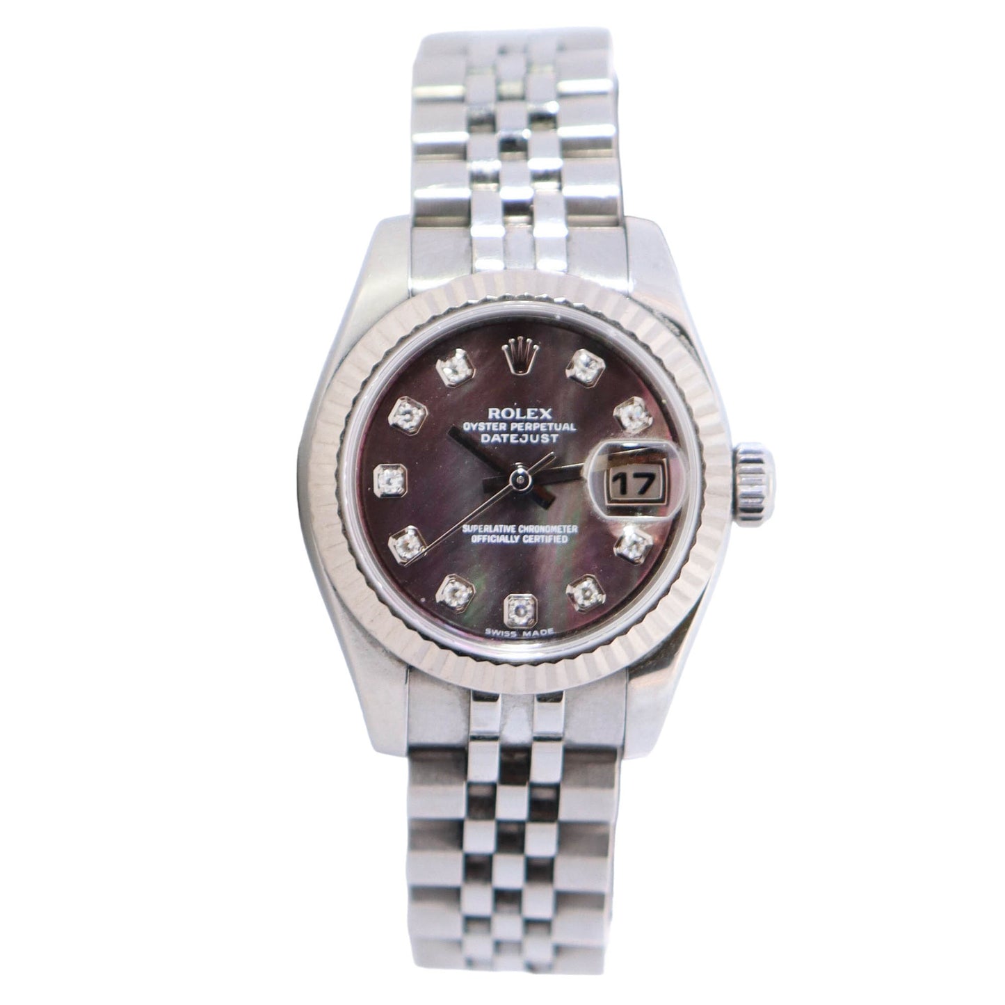 Rolex Datejust 26mm MOP Dial Watch Ref# 179174