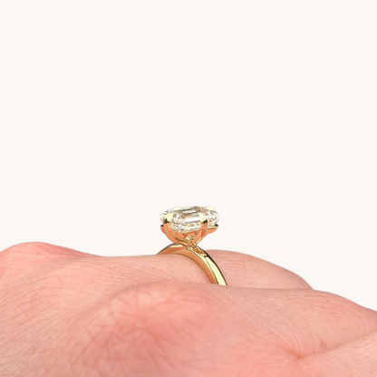 2.04 Emerald Lab Diamond Engagement Ring - Happy Jewelers Fine Jewelry Lifetime Warranty