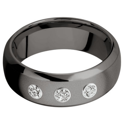 Tantalum Noir + Bead , Polish Finish - Happy Jewelers Fine Jewelry Lifetime Warranty