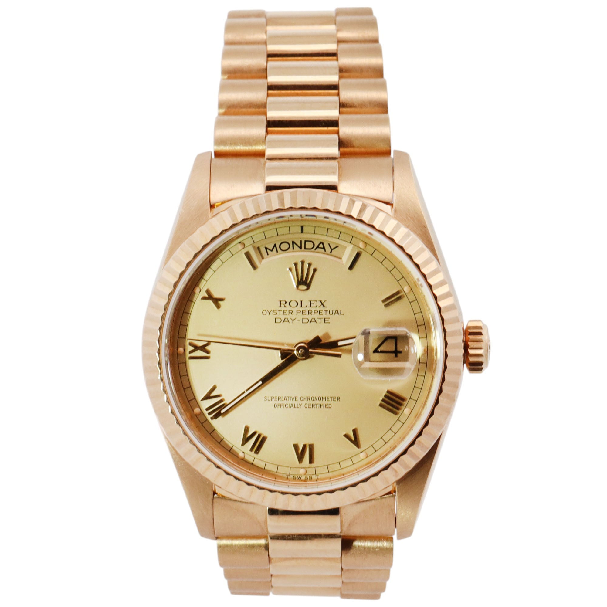 Rolex Day-Date 36mm MOP Dial Watch Ref# 18038 – Happy Jewelers