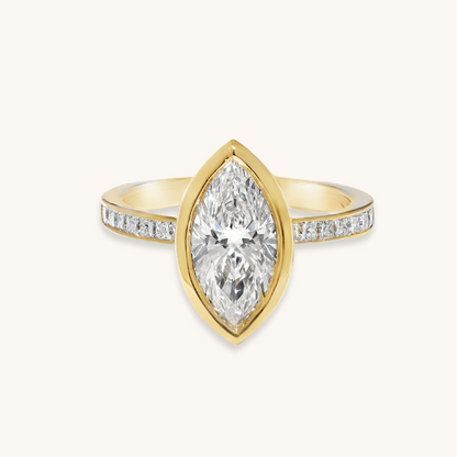 2.01 Marquise Lab Diamond Engagement Ring - Happy Jewelers Fine Jewelry Lifetime Warranty