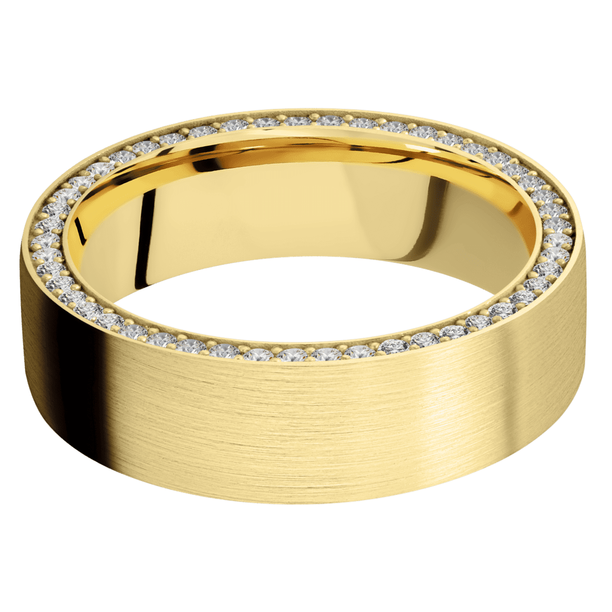 14K Yellow Gold + Satin Finish - Happy Jewelers Fine Jewelry Lifetime Warranty