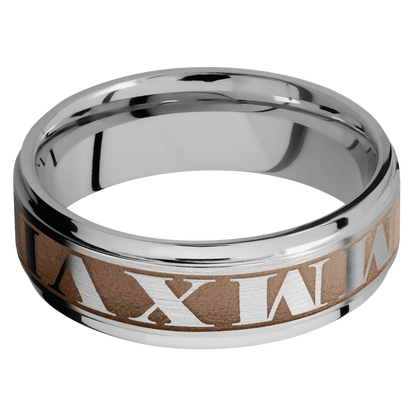 Titanium + Satin , Polish Finish - Happy Jewelers Fine Jewelry Lifetime Warranty