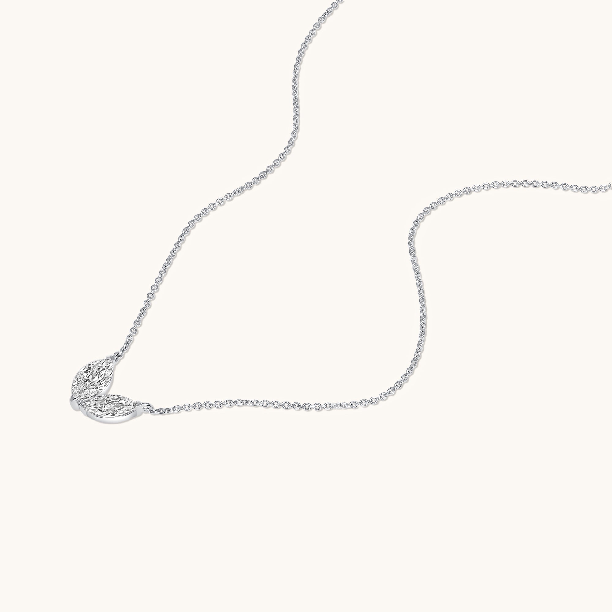 Toi et Moi Diamond Necklace