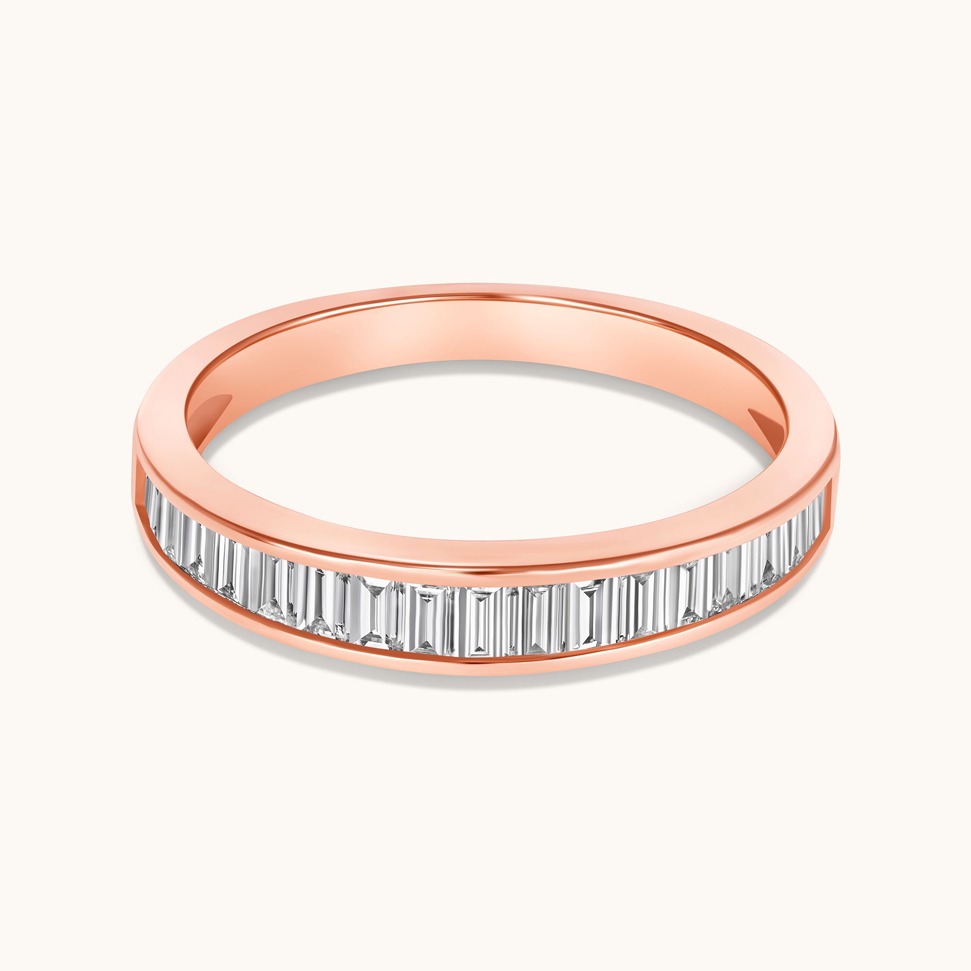 Channel Set Baguette Lab Diamond Band