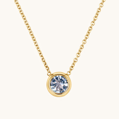 Day 1 | 12 Days of Christmas! Bezel Set Solitaire Birthstone Pendant