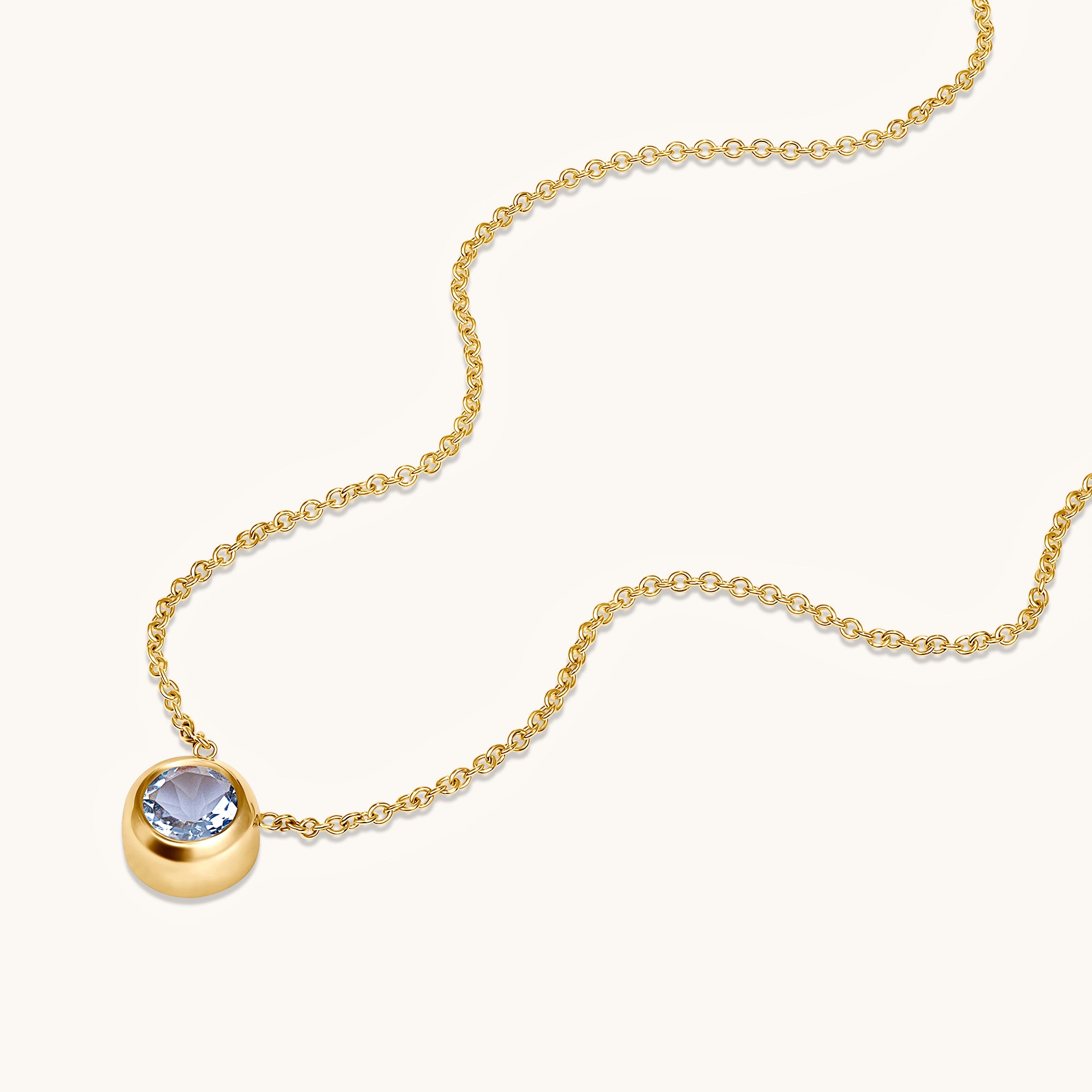 Day 1 | 12 Days of Christmas! Bezel Set Solitaire Birthstone Pendant