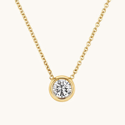 Day 1 | 12 Days of Christmas! Bezel Set Solitaire Birthstone Pendant