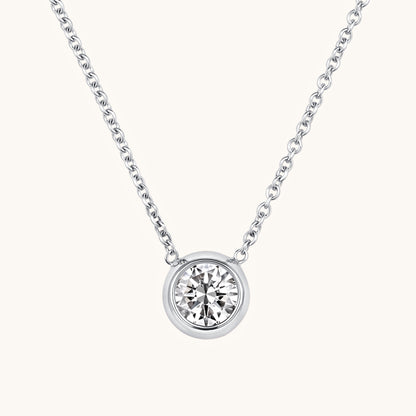 Bezel Set Solitaire Birthstone Pendant - Happy Jewelers Fine Jewelry Lifetime Warranty